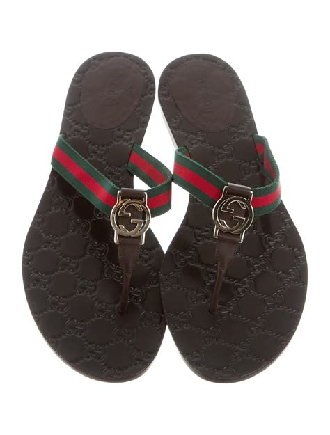 gucci women's web slide.